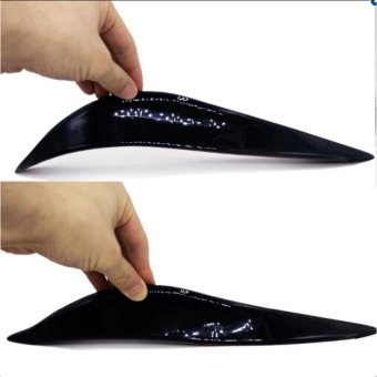 Car Body Bumper Anti-rub Strips Auto Exterior Scratches ProtectorCar Decoration Corner Thickening Crash Bar PVC 2 Pcs- Black - Intl June 2018 - 3 Car Body Bumper Anti-rub Strips Auto Exterior Scratches ProtectorCar Decoration Corner Thickening Crash Bar PVC 2 pcs- Black - intl - 3