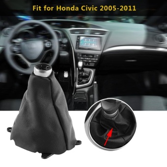 Car Manual PU Leather Gear Gaiter Shift Shifter Boot Replacementfor Honda Civic 2005-2011 - Intl June 2018 - 3 Car Manual PU Leather Gear Gaiter Shift Shifter Boot Replacementfor Honda Civic 2005-2011 - intl - 3