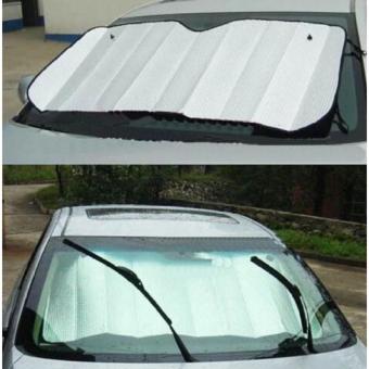 Car Windshield Visor Cover Front Rear Block Window Sun Shade Foldable June 2018 - 2 Car Windshield Visor Cover Front Rear Block Window Sun Shade Foldable - 2