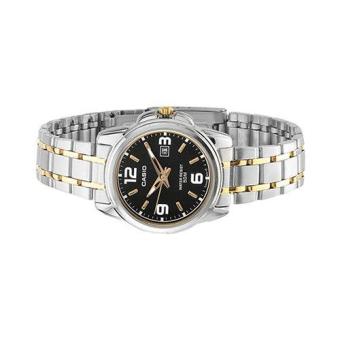 Casio Watch Enticer Multicolored Stainless-Steel Case Two-Tone-Stainless-Steel Bracelet Ladies NWT + Warranty LTP-1314SG-1A July 2018 - 3 Casio Watch Enticer Multicolored Stainless-Steel Case Two-Tone-Stainless-Steel Bracelet Ladies NWT + Warranty LTP-1314SG-1A - 3