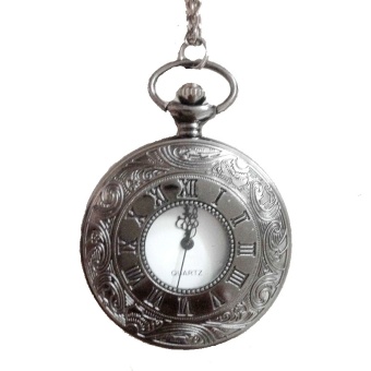 Classical Black Double Display Roman Scale Black And White GoldWhite Nostalgia Pocket Watch April 2018 - 3 Classical Black Double Display Roman Scale Black and White GoldWhite Nostalgia Pocket Watch - 3