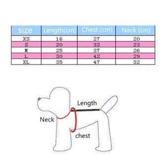 Cute Heart Pattern Pet Bubble Skirt, Size: S, Back Length: 20cm,Chest: 32cm(Purple) - Intl June 2018 - 4 Cute Heart Pattern Pet Bubble Skirt, Size: S, Back Length: 20cm,Chest: 32cm(Purple) - intl - 4