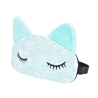 Cute Microfiber Eye Mask Padded Rest Travel Sleeping BlindfoldShade Light Cover Green - Intl June 2018 - 3 Cute Microfiber Eye Mask Padded Rest Travel Sleeping BlindfoldShade Light Cover Green - intl - 3