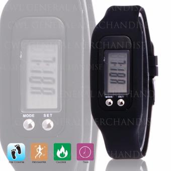 CWL Digital LCD Pedometer Bracelet Walking Distance Calorie Counter Watch (Black) June 2018 - 2 CWL Digital LCD Pedometer Bracelet Walking Distance Calorie Counter Watch (Black) - 2