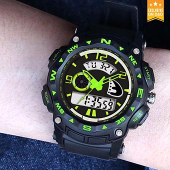 D&D ZGO 512 Men's LED Digital Outdoor Wristwatch Sports Electronic Watch(Green) June 2018 - 3 D&D ZGO 512 Men's LED Digital Outdoor Wristwatch Sports Electronic Watch(Green) - 3