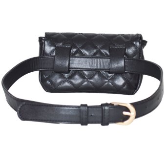EOZY Chic Women Lady Girl's Classic Waist Bags Korean Style Stylish Female PU Leather Outdoor Street Key Money Cellphone Pouch Waist Pack (Black) June 2018 - 3 EOZY Chic Women Lady Girl's Classic Waist Bags Korean Style Stylish Female PU Leather Outdoor Street Key Money Cellphone Pouch Waist Pack (Black) - 3