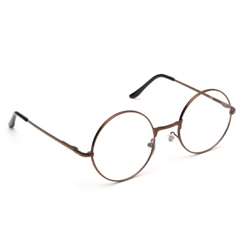 Fashion Women Men Vintage Round Mirror Lens Eyeglasses Glasses Eyewear Unisex Coffee June 2018 - 2 Fashion Women Men Vintage Round Mirror Lens Eyeglasses Glasses Eyewear Unisex coffee - 2