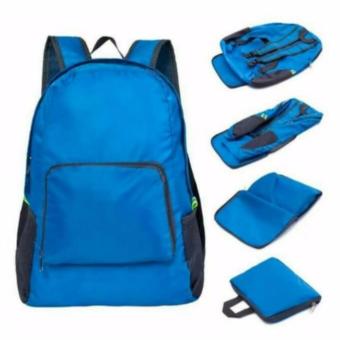 Foldable Backpack Foldable Travel Backpack Luggage Organizer As Seen On TV Travel Bag (Blue) July 2018 - 3 Foldable Backpack Foldable Travel Backpack Luggage Organizer As Seen On TV Travel Bag (Blue) - 3