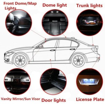 For Chevrolet Captiva Convenience Bulbs Car Led Interior Light C10WW5W Replacement Bulbs Dome Map Lamp Light Bright White 4 PCS PerSet - Intl June 2018 - 3 For Chevrolet Captiva Convenience Bulbs Car Led Interior Light C10WW5W Replacement Bulbs Dome Map Lamp Light Bright White 4 PCS PerSet - intl - 3