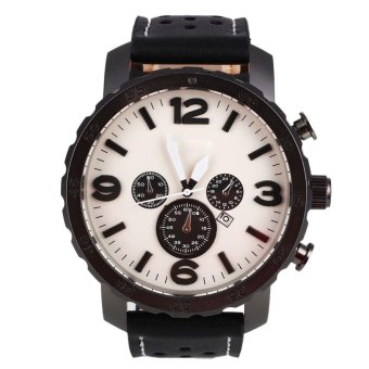 Fossil Luxury Men's Automatic PU Leather Analog Quartz Wrist Watch Gift Silvery - Intl June 2018 - 3 Fossil Luxury Men's Automatic PU Leather Analog Quartz Wrist Watch Gift silvery - intl - 3