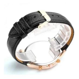 Geneva BLK-1 Women's Faux Leather Watch (Black) June 2018 - 3 Geneva BLK-1 Women's Faux Leather Watch (Black) - 3