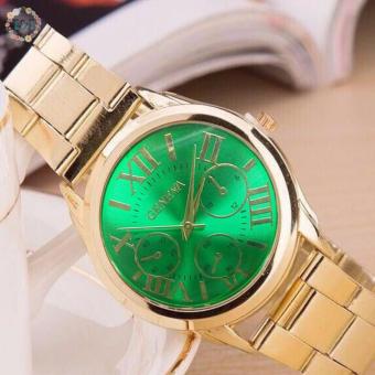 Geneva SY-3 Roman Numerals Women's Gold Steel-belt Watch June 2018 - 3 Geneva SY-3 Roman Numerals Women's Gold Steel-belt Watch - 3