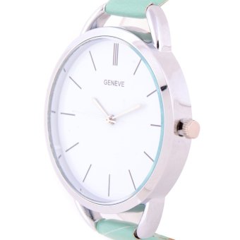 Glamorosa Geneve Ladies This Strap Leather Watch (Green) July 2018 - 2 Glamorosa Geneve Ladies This Strap Leather Watch (Green) - 2