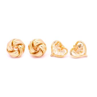 Glamorosa Monarch Butterfly In 14K Gold Platted Stud Earrings (Gold) Buy 1 Take 2 Assorted Earrings June 2018 - 5 Glamorosa Monarch Butterfly in 14K Gold Platted Stud Earrings (Gold) Buy 1 Take 2 Assorted Earrings - 5