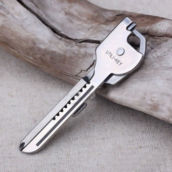 GoSport Multifunction 6-in-1 Stainless Steel Keychain Key Holder(Silver) - Intl July 2018 - 2 GoSport Multifunction 6-in-1 Stainless Steel Keychain Key Holder(Silver) - intl - 2