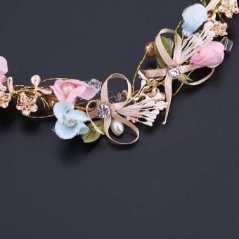 Handmade Lace Bowknot Headbands Lace Flower Pearl Bridal TiarasHair Accessories Hair Jewelry Wedding Bowknot Head Band - Intl April 2018 - 5 Handmade Lace Bowknot Headbands Lace Flower Pearl Bridal TiarasHair Accessories Hair Jewelry Wedding Bowknot Head Band - intl - 5