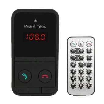 Hands-free Car Kit FM Transmitter For Car, Bluetooth Radio AdapterKit For Music And Hands-Free Talking (Black)(model#301) June 2018 - 2 Hands-free Car Kit FM Transmitter for Car, Bluetooth Radio AdapterKit for Music and Hands-Free Talking (Black)(model#301) - 2