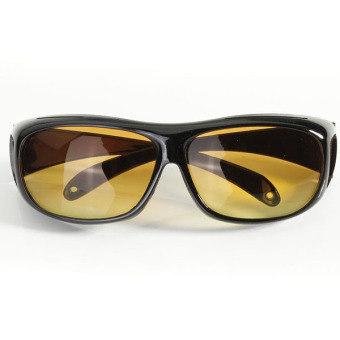HD Lenses Unisex Sunglasses UV Protection Night Vision Driving Glasses Yellow June 2018 - 4 HD Lenses Unisex Sunglasses UV Protection Night Vision Driving Glasses Yellow - 4