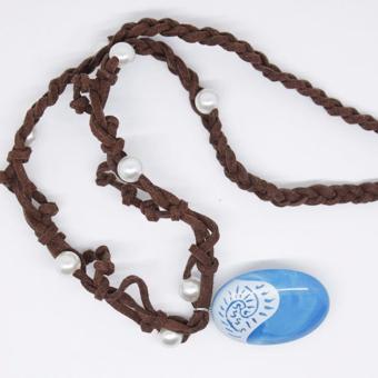 Hequ Moana Ocean Romance Rope Chain Necklaces Blue Stone Necklaces Pendants Necklace For Women Female Jewelry - Intl April 2018 - 2 Hequ Moana Ocean romance Rope chain necklaces blue Stone necklaces pendants necklace for women female jewelry - intl - 2