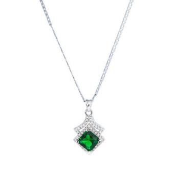 Jewelmine Arrow Emerald Cubic Zircon Jewelry Set ( White Gold) June 2018 - 4 Jewelmine Arrow Emerald Cubic Zircon Jewelry Set ( white gold) - 4