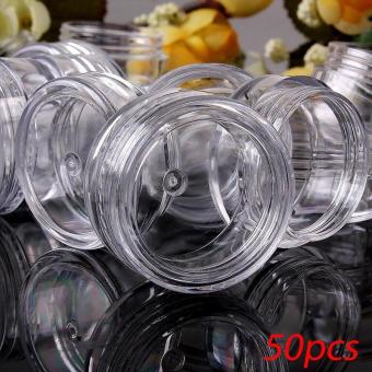 Leegoal 50 Pieces Travel Cosmetic Sample Containers 5 Gram PlasticPot Jars (White,Round) - Intl June 2018 - 4 leegoal 50 Pieces Travel Cosmetic Sample Containers 5 Gram PlasticPot Jars (White,Round) - intl - 4