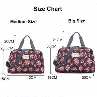 Light Weight Floral Carry OnTravel Duffle Bag Luggage Handbag (Medium) - Intl June 2018 - 3 Light Weight Floral Carry OnTravel Duffle Bag Luggage Handbag (Medium) - intl - 3