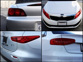 LoveSport DCW Car Fog Light Headlight Taillight Tint Vinyl FilmSheet Sticker (Red) June 2018 - 4 LoveSport DCW Car Fog Light Headlight Taillight Tint Vinyl FilmSheet Sticker (Red) - 4