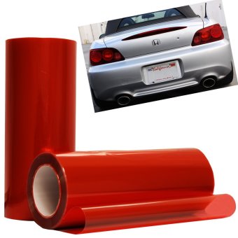 LoveSport DCW Car Fog Light Headlight Taillight Tint Vinyl FilmSheet Sticker (Red) June 2018 - 2 LoveSport DCW Car Fog Light Headlight Taillight Tint Vinyl FilmSheet Sticker (Red) - 2
