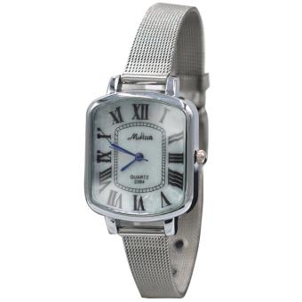 Medissa Unisex Analog Stainless Steel Wrist Watch 2384(Silver/White) June 2018 - 2 Medissa Unisex Analog Stainless Steel Wrist Watch 2384(Silver/White) - 2