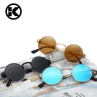 Men Round Sunglass Steampunk Coating Glasses Vintage Retro Outdoor Lentes Oculos Of Male Sun - Intl June 2018 - 3 Men Round Sunglass Steampunk Coating Glasses Vintage Retro Outdoor Lentes Oculos of Male Sun - intl - 3