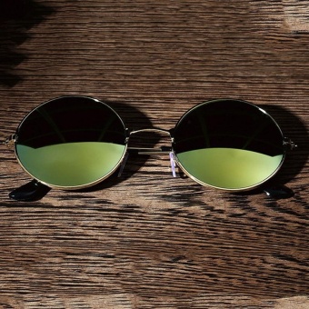 Men Women Retro Vintage Round Mirrored Sunglasses Eyewear Outdoor Sports - Intl July 2018 - 3 Men Women Retro Vintage Round Mirrored Sunglasses Eyewear Outdoor Sports - intl - 3