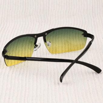 Mens Sunglasses Day And Night Driving Sun Glasses For Men Metal Frame Rimless Polarized Brand Vintage Vision Goggles Male Oculos - Intl July 2018 - 3 Mens Sunglasses Day and Night Driving Sun Glasses for Men Metal Frame Rimless Polarized Brand Vintage Vision Goggles Male Oculos - Intl - 3