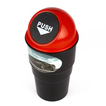 Mini Trash Can Rubbish Bin Garbage Dust Case Storage Holder For Home Office Auto Vehicle Car(Red) June 2018 - 3 Mini Trash Can Rubbish Bin Garbage Dust Case Storage Holder For Home Office Auto Vehicle Car(Red) - 3