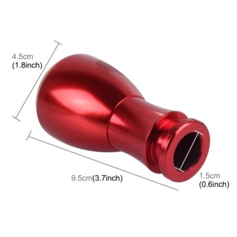 MOMO Universal Aluminum Manual Or Automatic Gear Shift Knob Compatible With Three Rubber Covers Fit For All Car - Intl April 2018 - 3 MOMO Universal Aluminum Manual Or Automatic Gear Shift Knob Compatible With Three Rubber Covers Fit For All Car - intl - 3