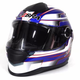 Motor Craze ZEBRA FF801 #24 Fullface Motorcycle Helmet (Navy Blue) June 2018 - 5 Motor Craze ZEBRA FF801 #24 Fullface Motorcycle Helmet (Navy Blue) - 5