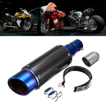 Motorcycle Carbon Fiber Exhaust 51mm End Pipe Muffler Silencer Street Sport Bike - Intl April 2018 - 2 Motorcycle Carbon Fiber Exhaust 51mm End Pipe Muffler Silencer Street Sport Bike - Intl - 2