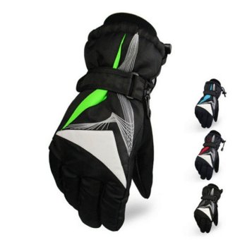 Motorcycle Warm Waterproof Cold Wind Warm Ski Riding Gloves(Red) - Intl June 2018 - 2 Motorcycle Warm Waterproof Cold Wind Warm Ski Riding Gloves(Red) - intl - 2