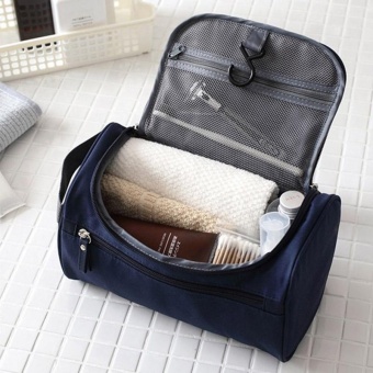 New Large Waterproof Makeup Bag Women And Men Wash Toiletry Bag Nylon Travel Cosmetic Bag NO.1 (Black) - Intl June 2018 - 5 New Large Waterproof Makeup Bag Women and Men Wash Toiletry Bag Nylon Travel Cosmetic Bag NO.1 (Black) - intl - 5