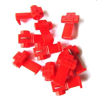 OEM 22-18 AWG Ez Tap Car Scotch Locks Quick Splice For Car Electrical Terminals Set Of 10 (Red) June 2018 - 2 OEM 22-18 AWG Ez Tap Car Scotch Locks Quick Splice for Car Electrical Terminals Set of 10 (Red) - 2