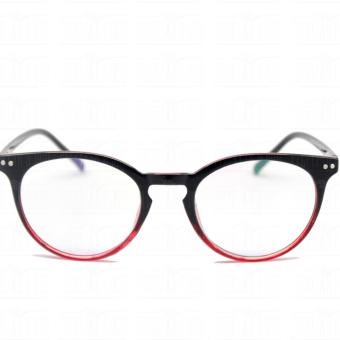Optical Round Lightweigth Flexible Spectacles 2283_BlackRed Multi-coated Computer Anti-Radiation Blue Lens Replaceable Lens_Unisex June 2018 - 2 Optical Round Lightweigth Flexible Spectacles 2283_BlackRed Multi-coated Computer Anti-Radiation Blue Lens Replaceable Lens_Unisex - 2
