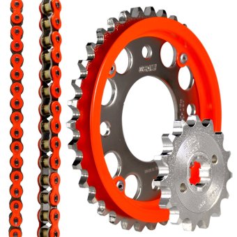 Osaki Raider 150 15-45x428-132 Neon Orange Chain Set With ChainGuide Orange Neon June 2018 - 2 Osaki Raider 150 15-45x428-132 Neon Orange Chain Set with ChainGuide Orange Neon - 2
