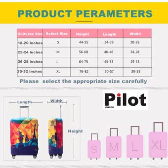 Pilot LC002 Korean Style Travel Accessories 18-20 Inches(S) ElasticCartoon Lovely Luggage Protector Waterproof Spandex Travel SuitcaseCover Trolley Case (Purple Sky)FREE Luggage Tag June 2018 - 2 Pilot LC002 Korean Style Travel Accessories 18-20 Inches(S) ElasticCartoon Lovely Luggage Protector Waterproof Spandex Travel SuitcaseCover Trolley Case (Purple Sky)FREE Luggage Tag - 2