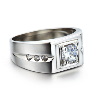 Pinannie Genuine 925 Sterling Silver Cubic Zirconia Men Rings Jewelry For Mens June 2018 - 2 Pinannie Genuine 925 Sterling Silver Cubic Zirconia Men Rings Jewelry for Mens - 2