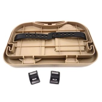 Portable Car Tray And Cup Holder (Brown) June 2018 - 3 Portable Car Tray and Cup Holder (Brown) - 3