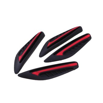 Possbay 4Pcs Universal Car Door Side Edge Guards Trim StripStickers Protection Red - Intl June 2018 - 5 Possbay 4Pcs Universal Car Door Side Edge Guards Trim StripStickers Protection Red - intl - 5