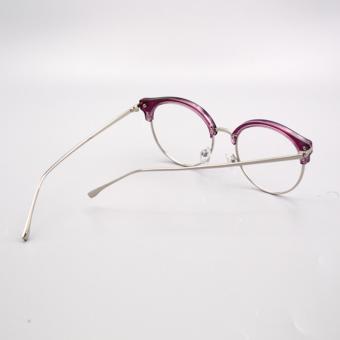Premium Clubmaster Round W/ Multi Coated Lens And AircraftAluminum-magnesium Alloy Replaceable Lens UnisexEyewear_G003_Magenta_Silver Optical Frame Replaceable Lens - Unisex June 2018 - 5 Premium Clubmaster Round w/ Multi Coated lens and AircraftAluminum-magnesium Alloy Replaceable Lens UnisexEyewear_G003_Magenta_Silver Optical Frame Replaceable Lens - Unisex - 5