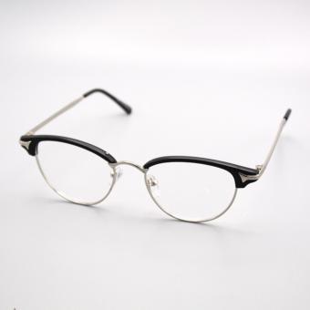 Premium Clubmaster W/ Multi Coated Lens And Aircraft Aluminum-magnesium Alloy Replaceable Lens Unisex Eyewear_8074_Black_Silver Optical Frame Replaceable Lens - Unisex June 2018 - 3 Premium Clubmaster w/ Multi Coated lens and Aircraft Aluminum-magnesium Alloy Replaceable Lens Unisex Eyewear_8074_Black_Silver Optical Frame Replaceable Lens - Unisex - 3
