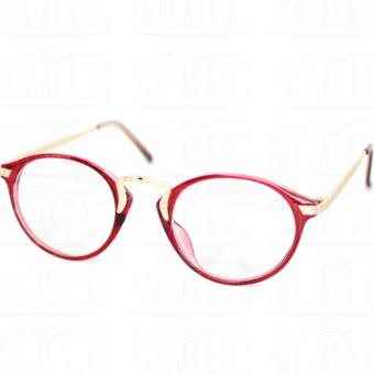 Premium Round Optical Eyeglass 3018_RedGold In Aircraft Aluminum-magnesium Alloy With Replaceable Lens Unisex Eyewear June 2018 - 3 Premium Round Optical Eyeglass 3018_RedGold in Aircraft Aluminum-magnesium Alloy with Replaceable Lens Unisex Eyewear - 3