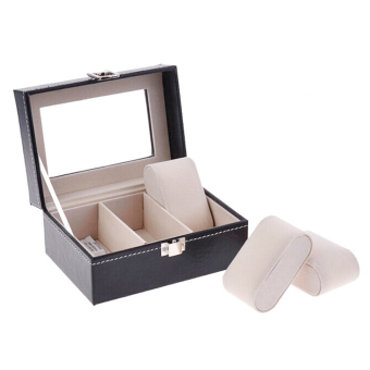 PU Leather Box 3 Grid Slots Watch Jewelry Display Storage OrganizerCase - Intl June 2018 - 5 PU Leather Box 3 Grid Slots Watch Jewelry Display Storage OrganizerCase - Intl - 5