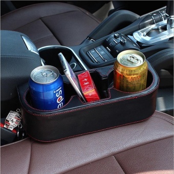 PU Leather Car Seat Cup Holder Car Storage Box Stowing Tidying Universal Auto Drink Holder Phone Holder Stand - Intl June 2018 - 5 PU Leather Car Seat Cup Holder Car Storage Box Stowing Tidying Universal Auto Drink Holder Phone Holder Stand - intl - 5